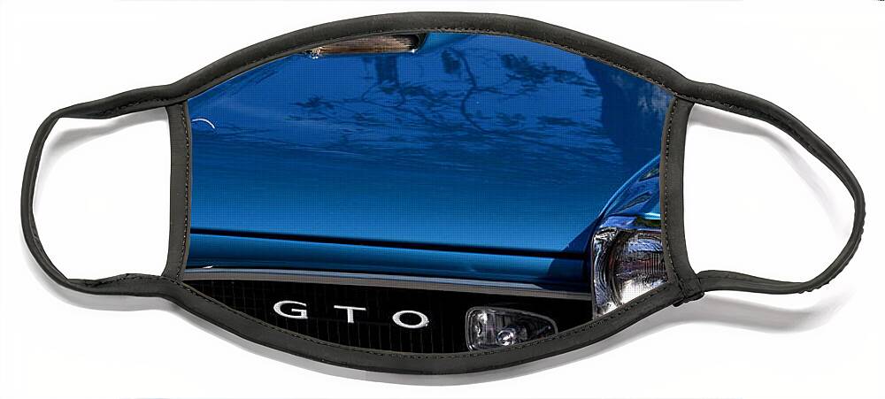  Face Mask featuring the photograph Blue GTO by Dean Ferreira