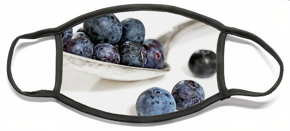 Blueberries Face Mask featuring the photograph Blueberries for... by Holly Ross