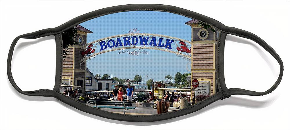 Boardwalk Face Mask featuring the photograph Boardwalk by Kevin Cable
