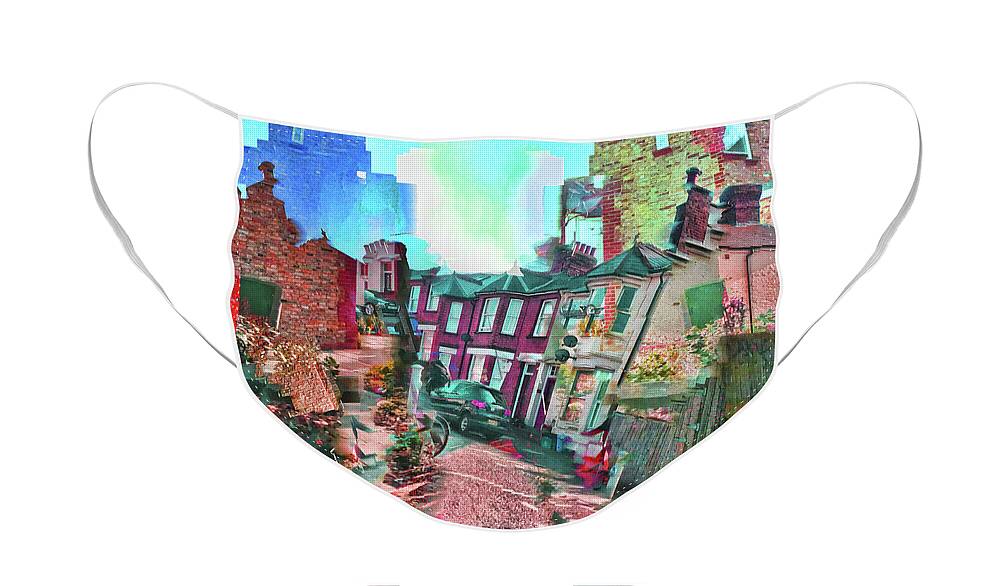Houses Face Mask featuring the photograph Bricks and Mortar by LemonArt Photography