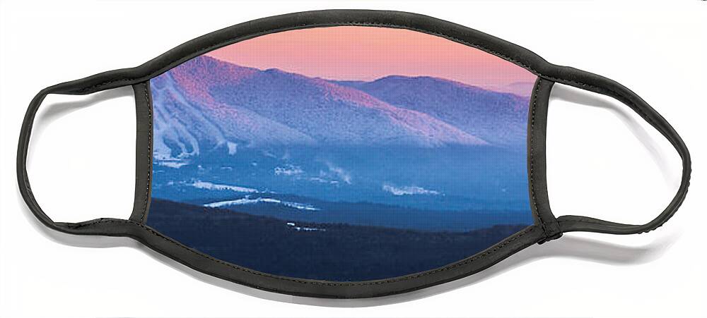 Burke Mountain Face Mask featuring the photograph Burke to Moosilauke by Tim Kirchoff