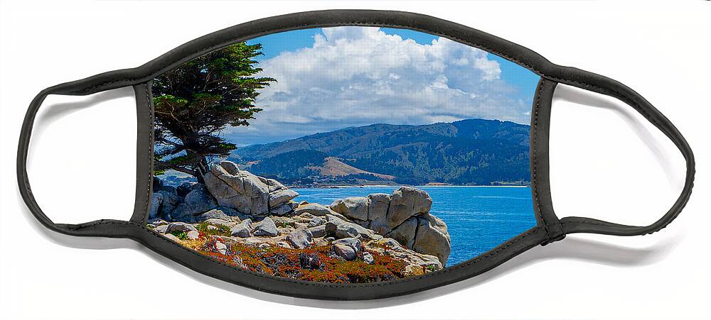 Monterey Face Mask featuring the photograph By the Sea by Derek Dean