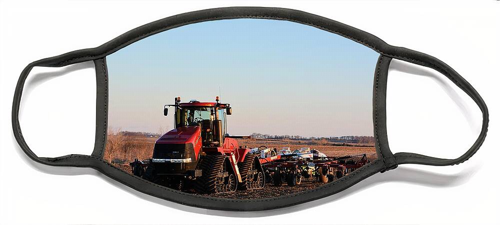 Case Face Mask featuring the photograph Case IH Power by Bonfire Photography