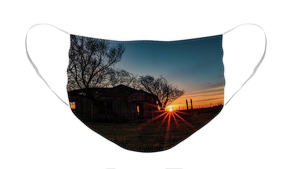 Sunrise Face Mask featuring the photograph Central Texas Sunrise by Jerry Connally