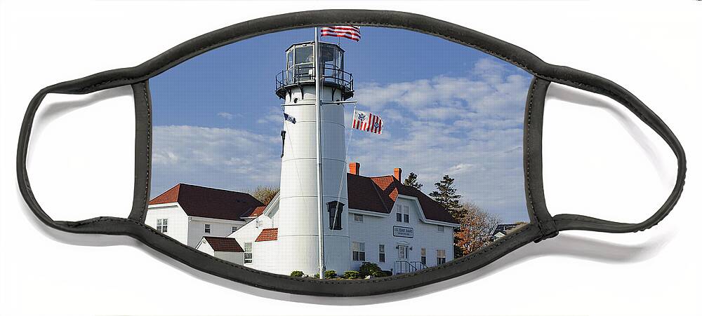 Cape Cod Face Mask featuring the photograph Chatham Lighthouse I by Marianne Campolongo