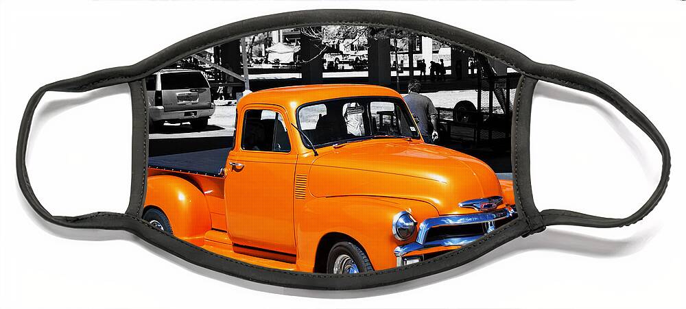 Chevy Pick Up Face Mask featuring the photograph Chevy Pick Up by Walter Herrit