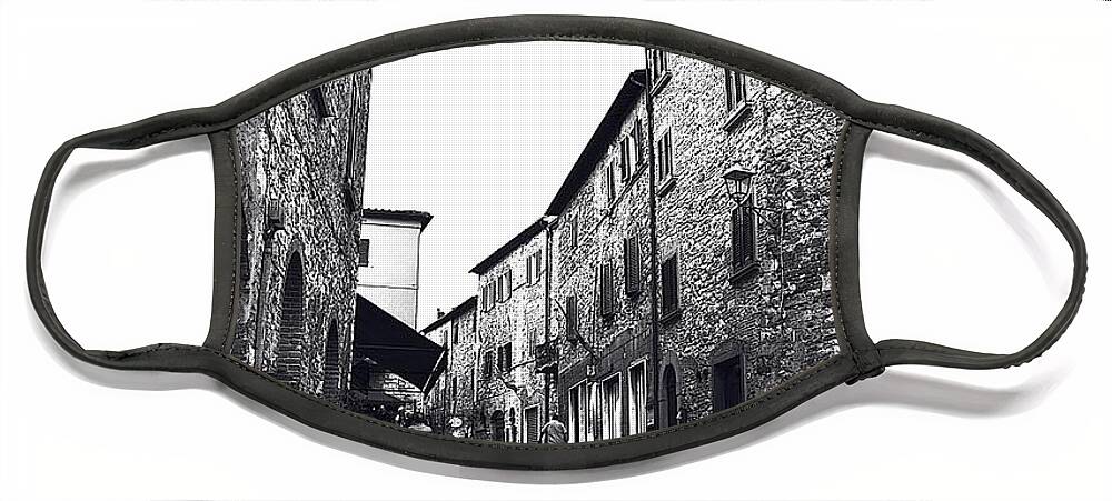 Tuscany Face Mask featuring the photograph Chilling out in Tuscany by Ramona Matei