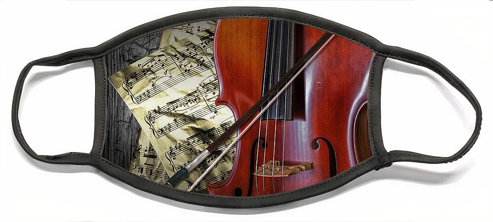 Cello Face Mask featuring the photograph Classical Cello by Randall Nyhof
