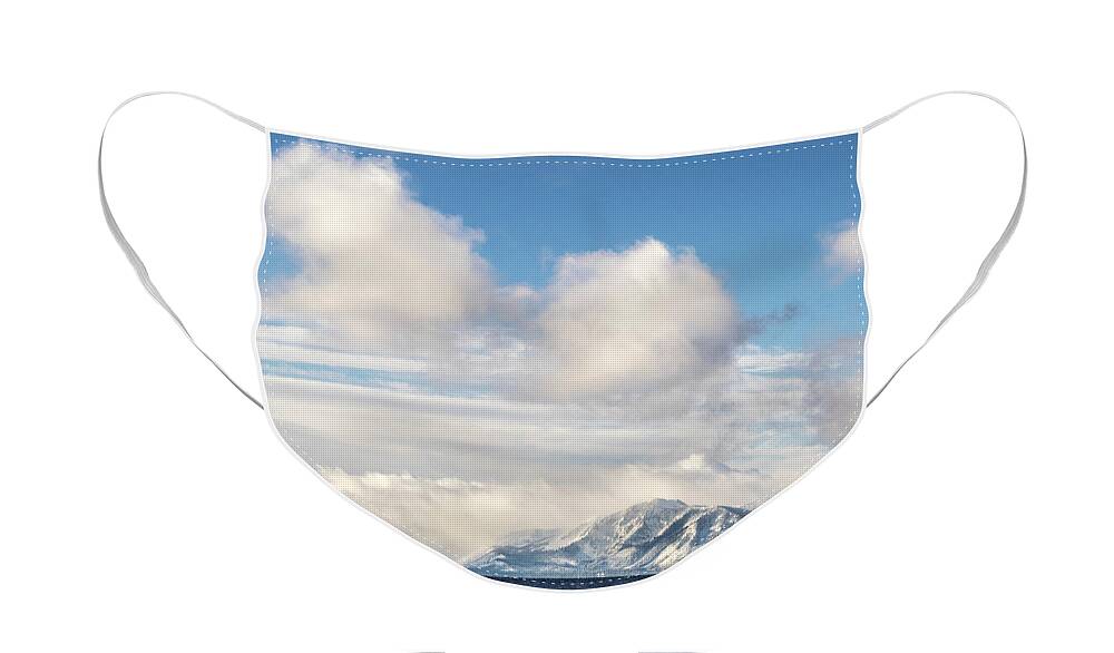 Sand Face Mask featuring the photograph Clearing Storm, Mt. Tallac by Martin Gollery