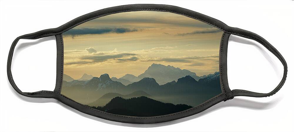 Canada Face Mask featuring the photograph View From Mount Seymour by Rick Deacon