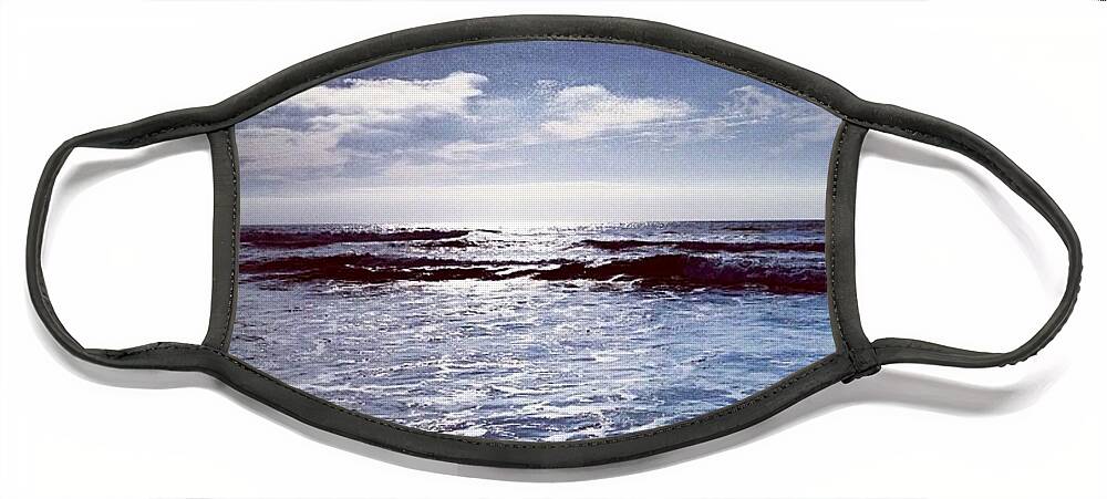 Pacific Ocean Face Mask featuring the photograph Del Mar Storm by Denise Railey