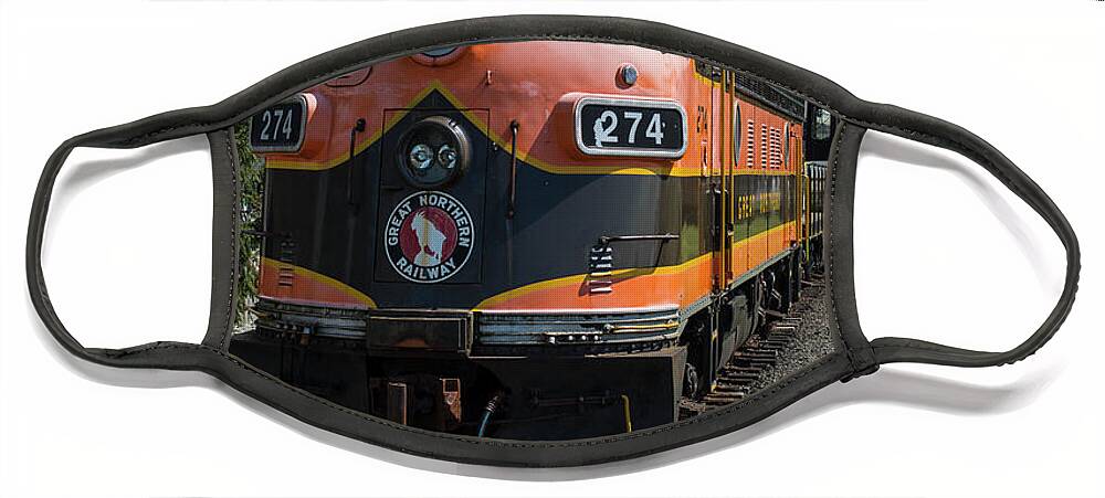 Engines Face Mask featuring the photograph Diesel Engine by Robert Potts