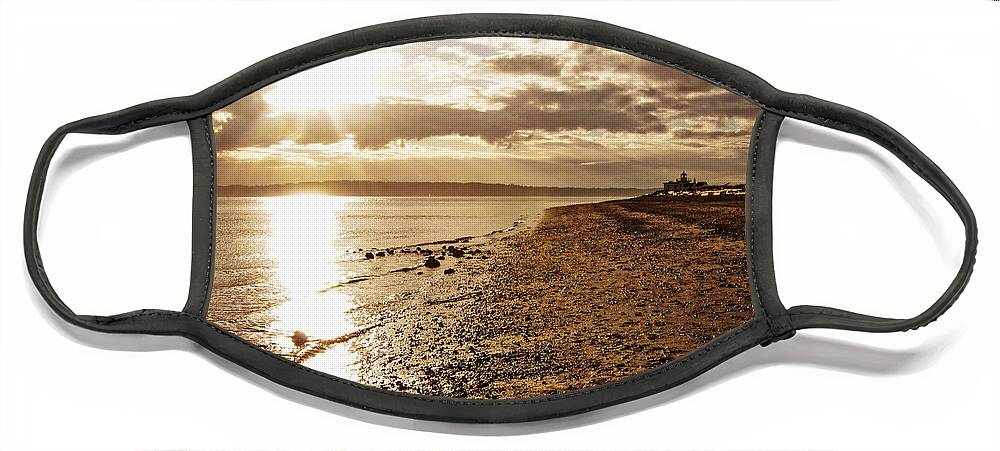 Park Face Mask featuring the photograph Discovery Park Sunset 4 by Pelo Blanco Photo