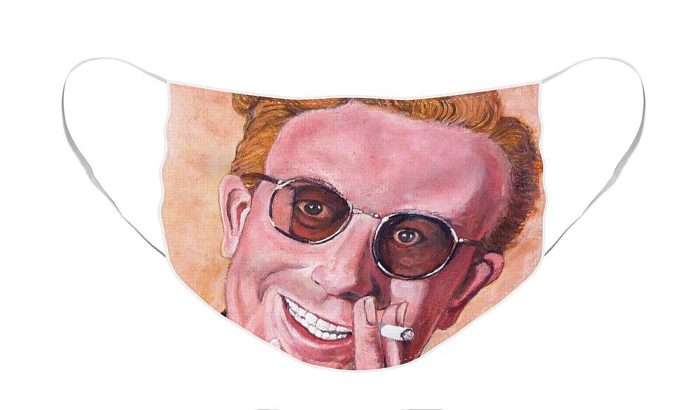 Dr Strangelove Face Mask featuring the painting Dr Strangelove by Tom Roderick