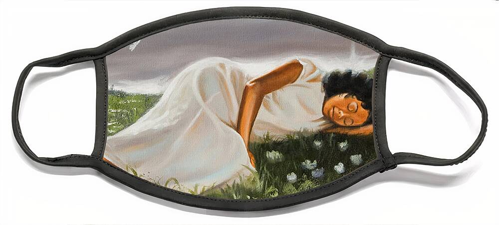 Sleep Face Mask featuring the painting Dream on the Horizon by Jerome White