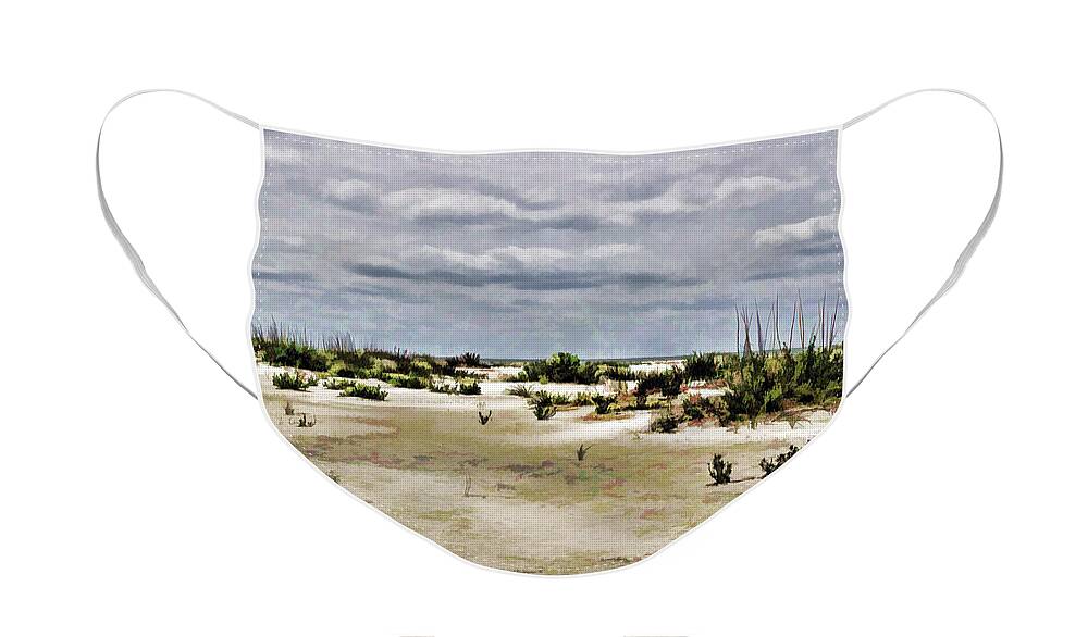 Sand Dunes Face Mask featuring the photograph Dreamy Sand Dunes by Roberta Byram