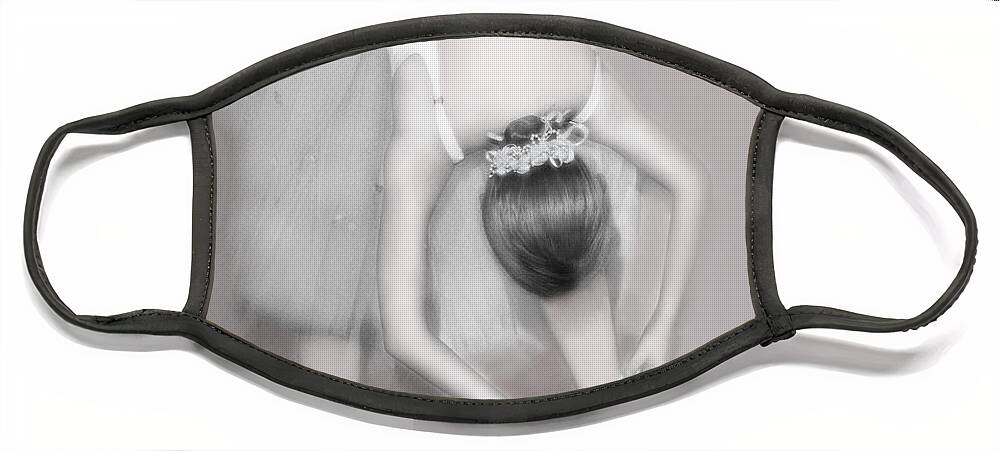 Ballet Face Mask featuring the photograph Ballerina by Constance Woods