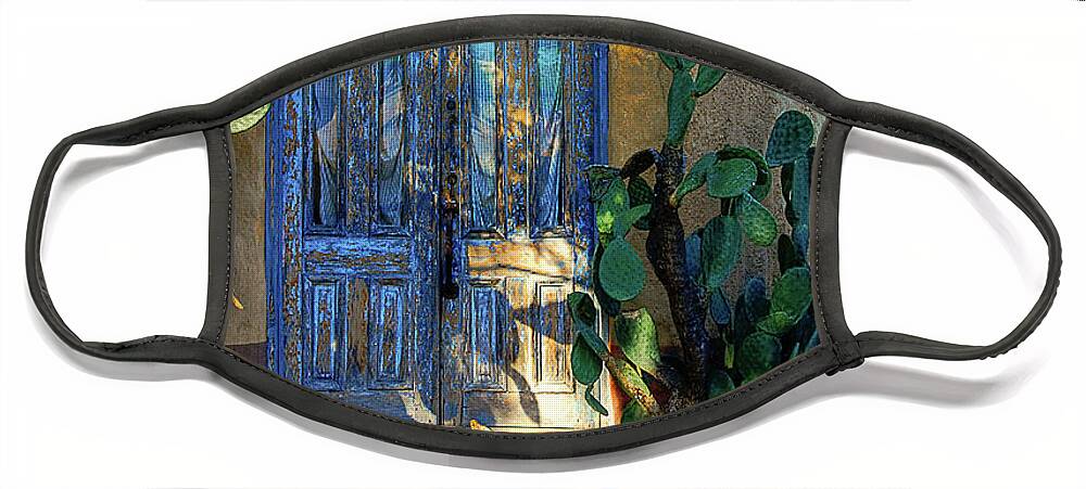 Door Face Mask featuring the photograph Elysian Grove In The Morning by Lois Bryan