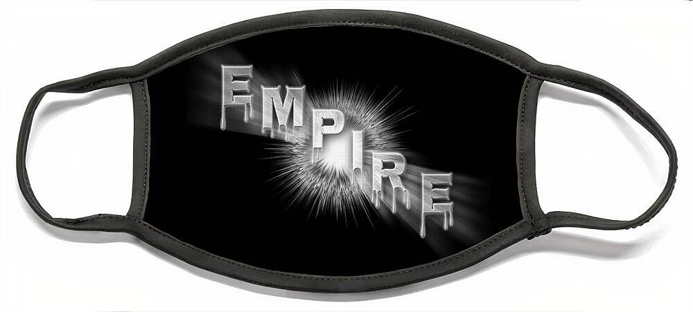 Empire Face Mask featuring the digital art Empire - The Rule Of Power by Rolando Burbon