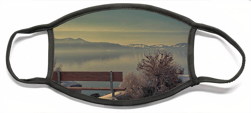 Lake Tahoe Face Mask featuring the photograph Enjoy the View - Lake Tahoe by Kim Hojnacki