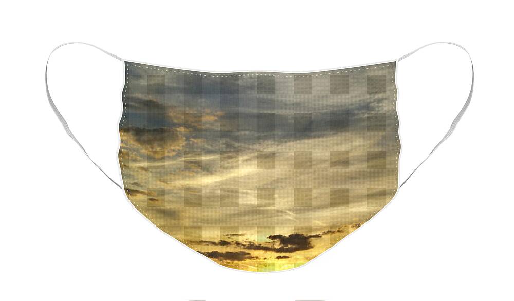 Sun Face Mask featuring the photograph Enter the Evening by Robert Knight