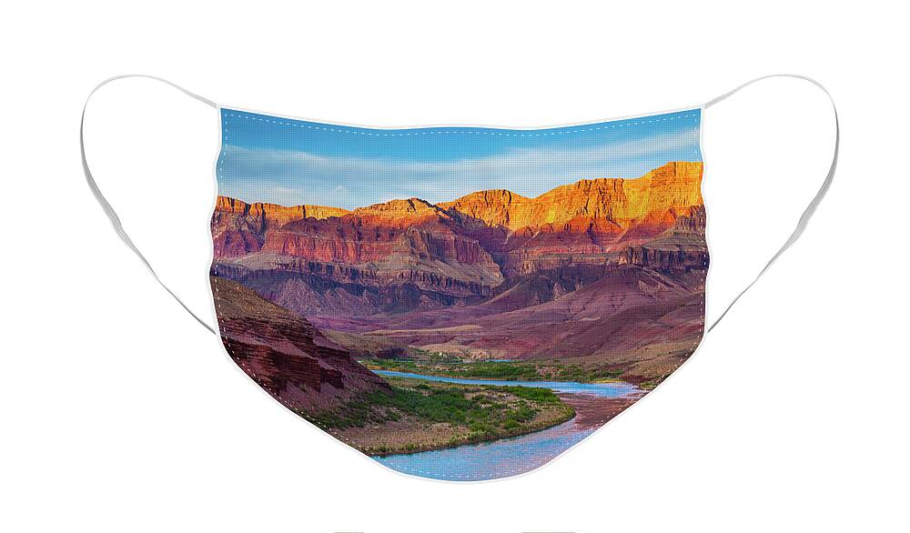 America Face Mask featuring the photograph Evening at Cardenas by Inge Johnsson