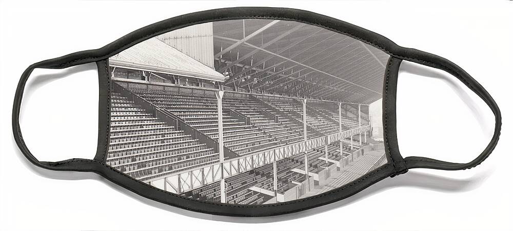 Everton Face Mask featuring the photograph Everton - Goodison Park - East Stand Bullens Road 1 - Leitch - August 1969 by Legendary Football Grounds