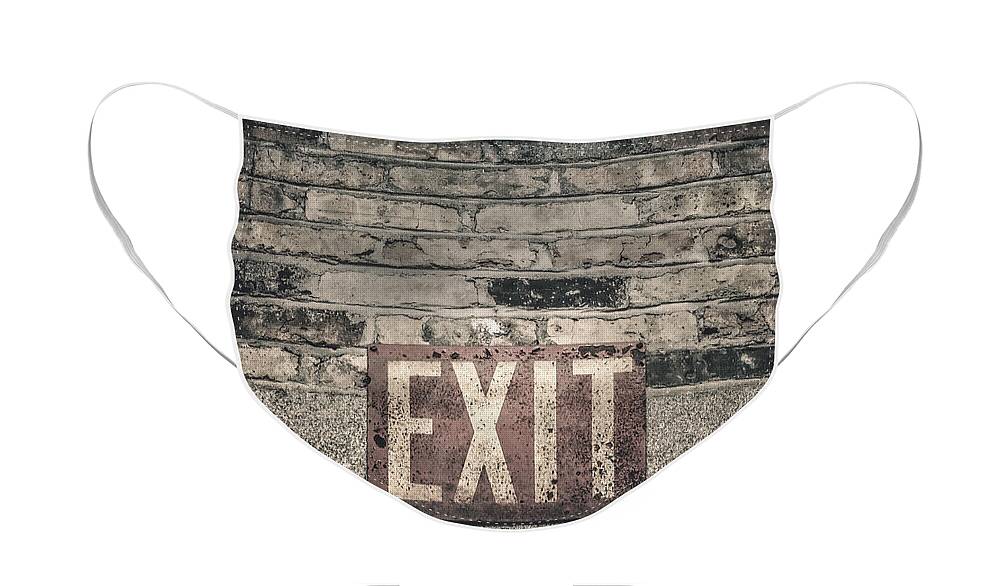 Scott Norris Photography Face Mask featuring the photograph Exit by Scott Norris
