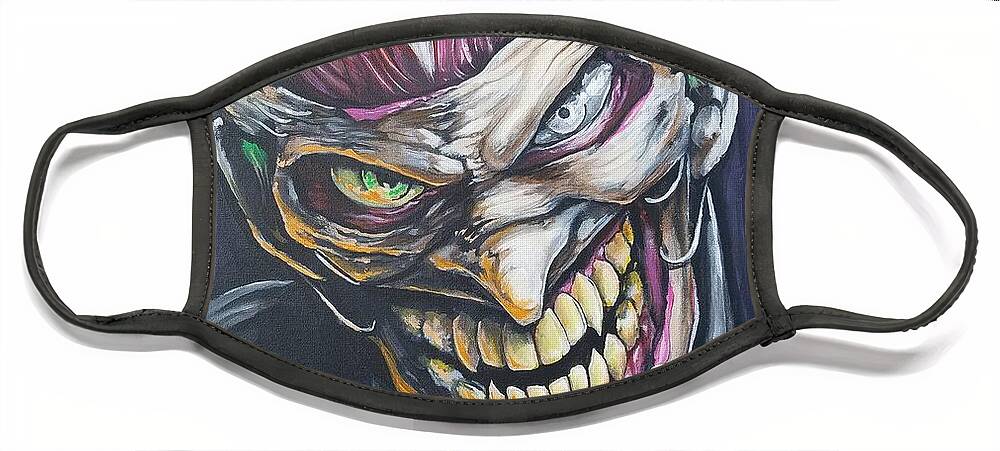 Face Joker Face Mask by Haddox - Pixels
