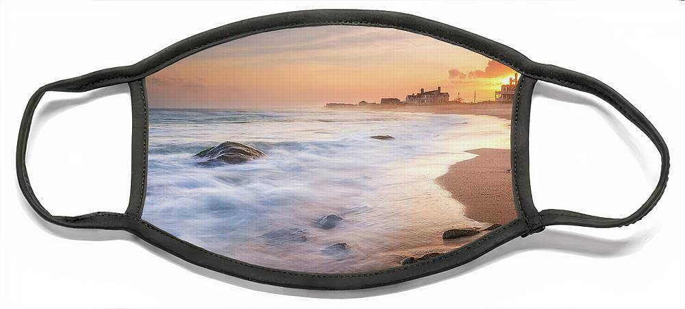 Rhode Island Seascapes Face Mask featuring the photograph Feels Like Home by Kim Carpentier