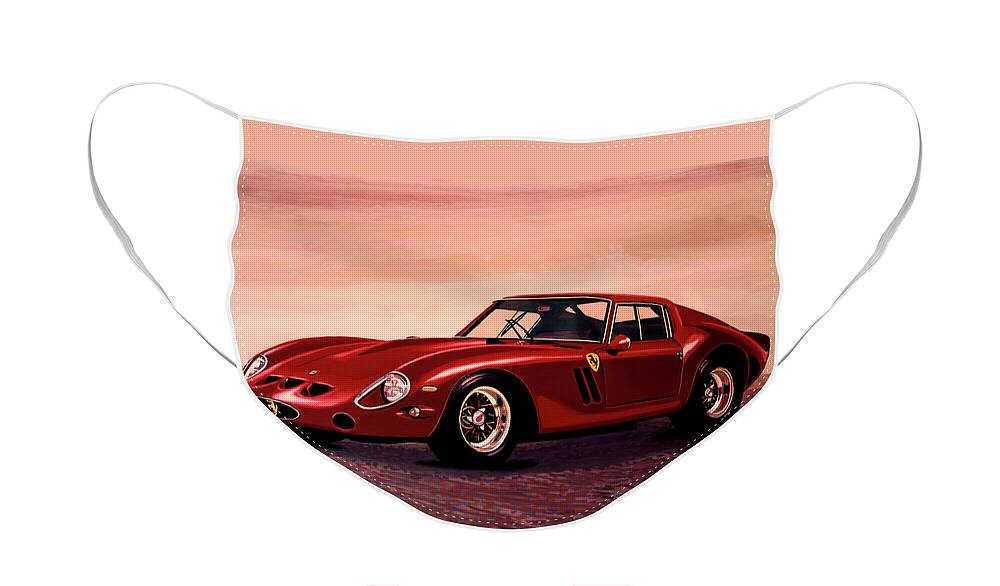 Ferrari 250 Gto Face Mask featuring the painting Ferrari 250 GTO 1962 Painting by Paul Meijering