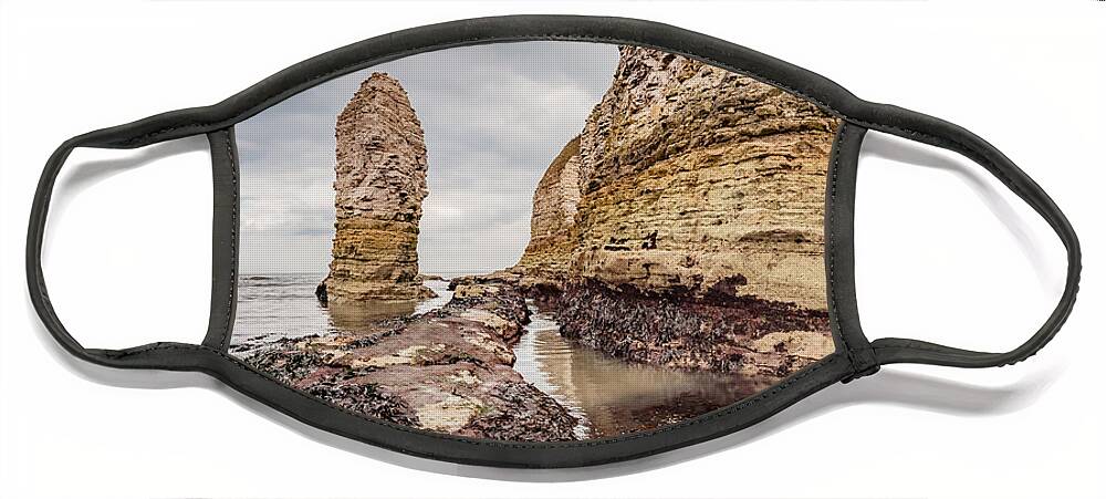 Cliffs Face Mask featuring the photograph Flamborough Head, North Yorkshire, UK by Mariusz Talarek