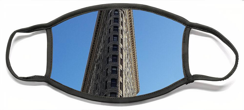 Flatiron Building Face Mask featuring the photograph FlatIron Building by Vic Ritchey