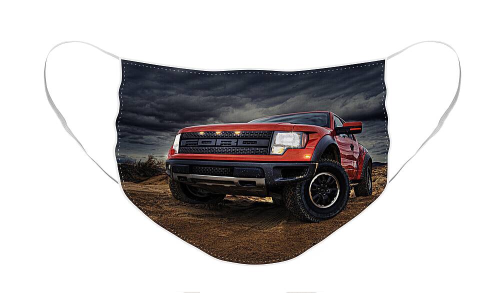 Ford Truck Face Mask featuring the photograph Ford F 150 Raptor by Movie Poster Prints