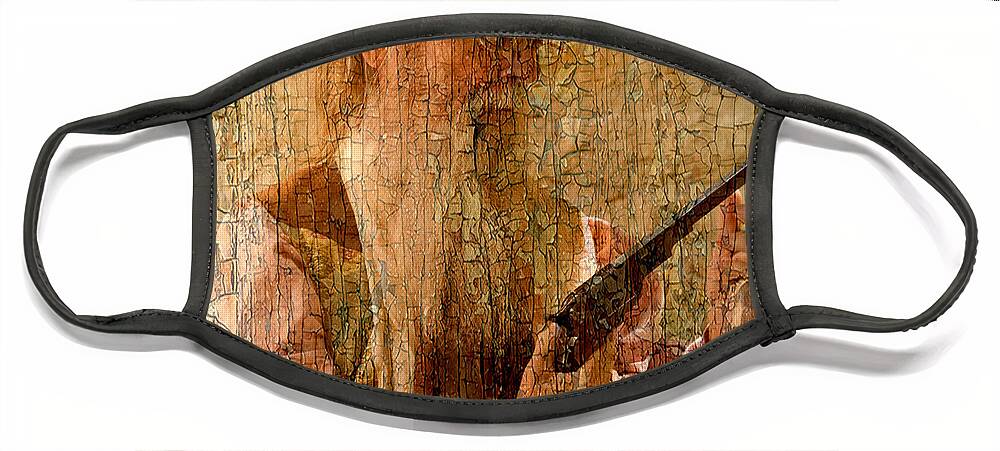 Frontiersman Face Mask featuring the photograph Frontiersman by Jim Cook