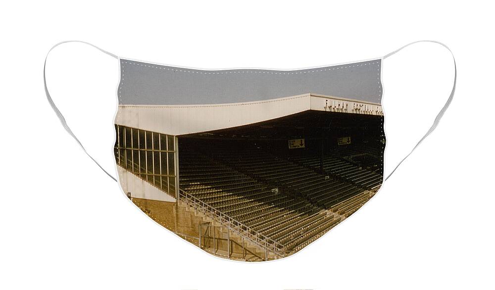 Fulham Face Mask featuring the photograph Fulham - Craven Cottage - Riverside Stand 2 - August 1986 by Legendary Football Grounds