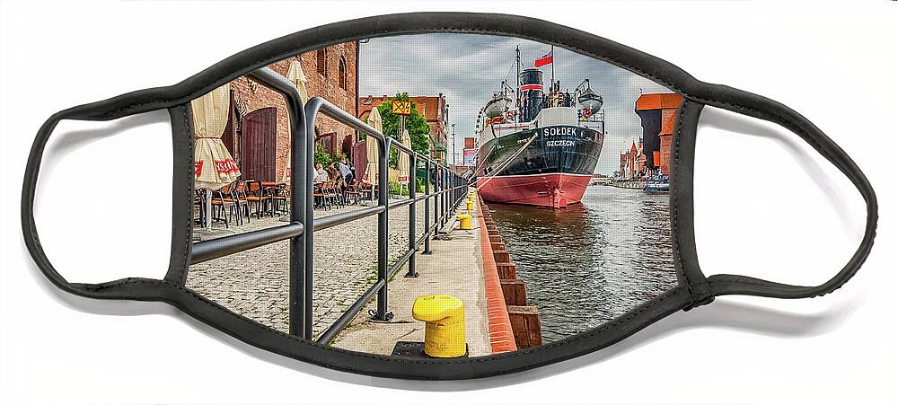 City Face Mask featuring the photograph Gdansk by Mariusz Talarek