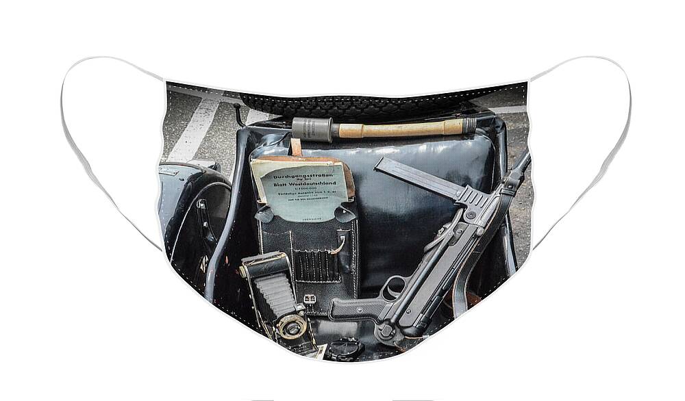 Bmw Face Mask featuring the photograph German Sidecar by Dale Powell