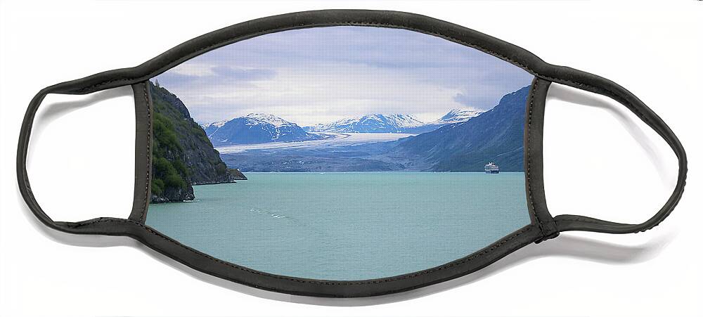 Glacier Bay National Park Face Mask featuring the photograph Glacier Bay Alaska Three by Veronica Batterson