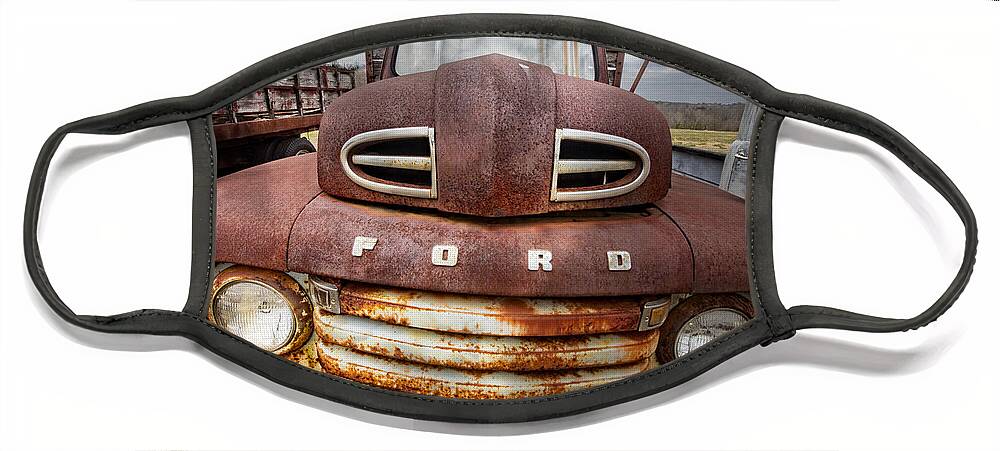 Appalachia Face Mask featuring the photograph Happy Ford by Debra and Dave Vanderlaan