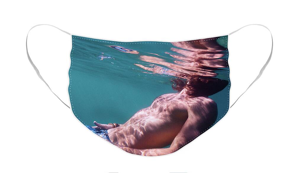 Swim Face Mask featuring the photograph He by Gemma Silvestre