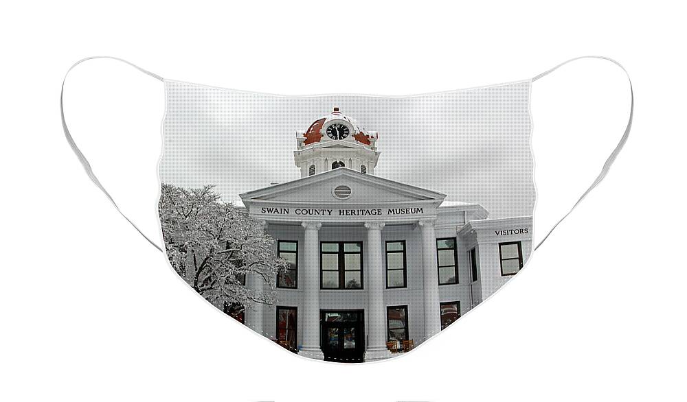 North Carolina Face Mask featuring the photograph Heritage Museum1 by Jennifer Robin