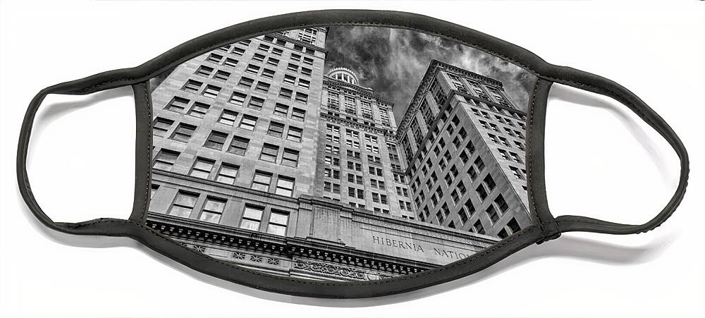 Architecture Face Mask featuring the photograph Hibernia National Bank by Raul Rodriguez