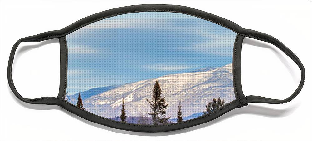 Mountains Face Mask featuring the photograph High Peaks by Phil Spitze