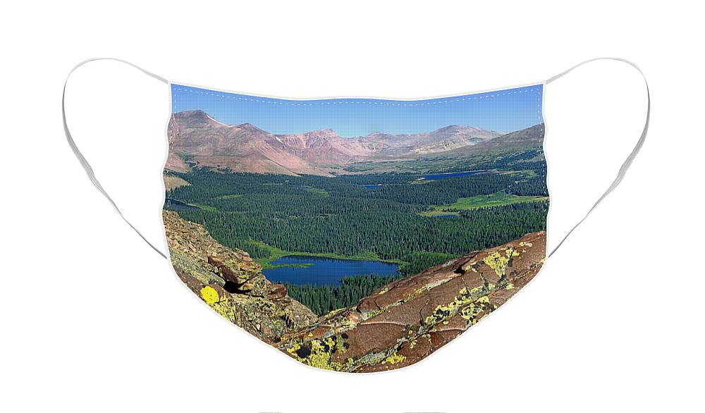 Kings Peak Face Mask featuring the photograph 212N16-High Uintahs Wilderness Area, UT by Ed Cooper Photography