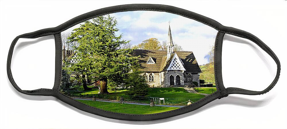 Europe Face Mask featuring the photograph Ilam Primary School by Rod Johnson