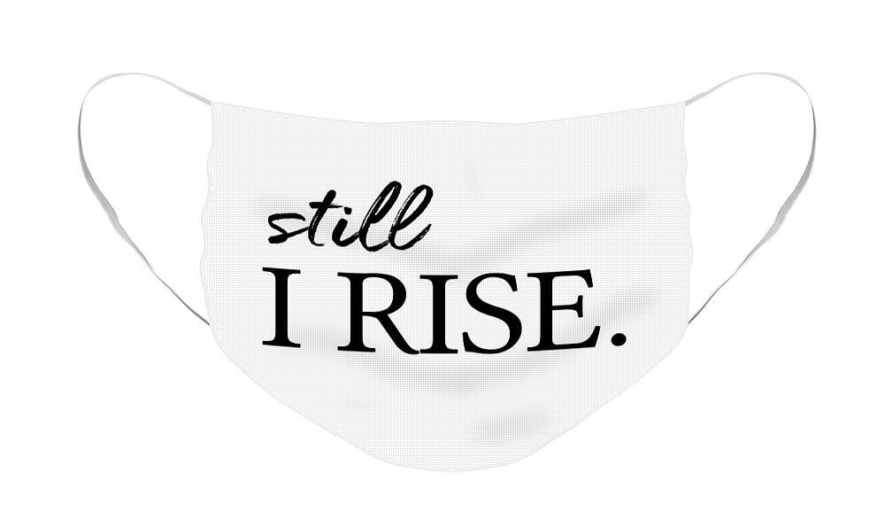 I Will Rise Face Mask featuring the photograph I'll rise #minimalism 3 by Andrea Anderegg