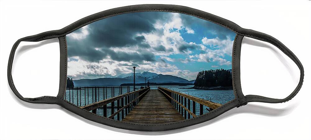 Indian Cove Face Mask featuring the photograph Indian Cove by David Kirby