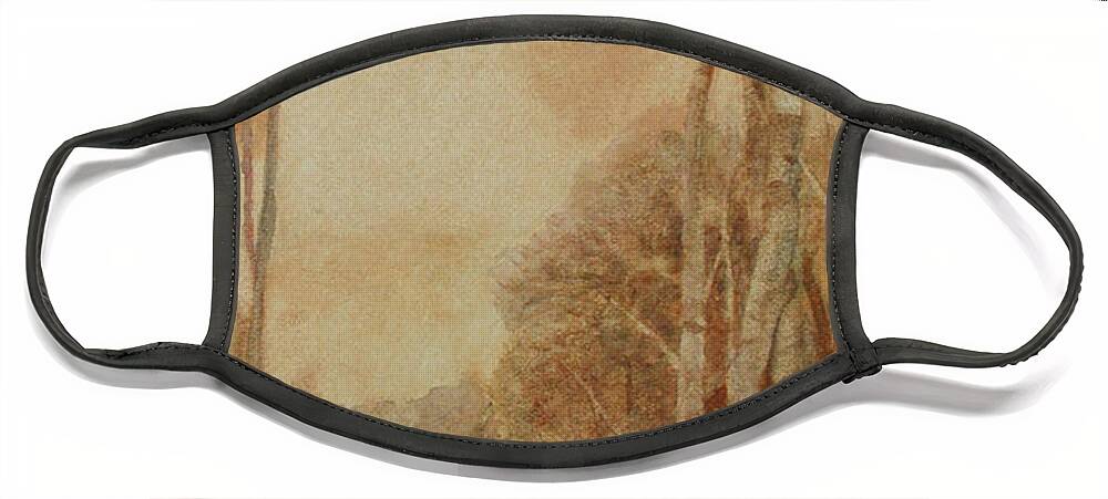 Traveler Face Mask featuring the painting Interior Landscape 8 by David Ladmore