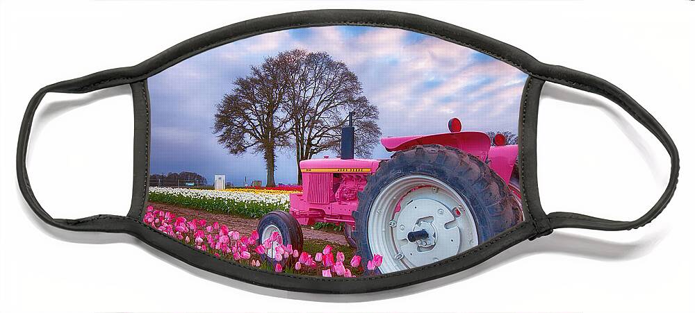 Farm Face Mask featuring the photograph Jane Deere by Darren White